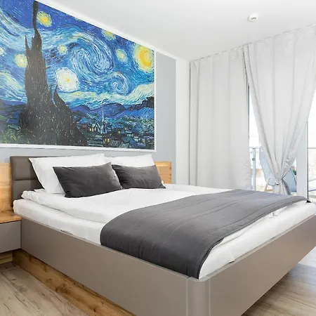 Kolobrzeg, Aqua Sol Polanki Park, 300 M, Schwimmbad, Fitness, Parkplatz, Terasse Apartmán