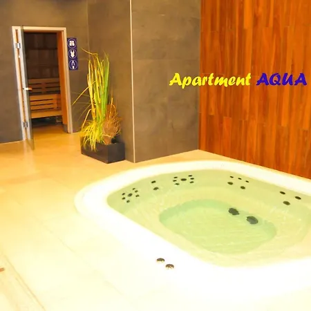 Kolobrzeg, Aqua Sol Polanki Park, 300 M, Schwimmbad, Fitness, Parkplatz, Terasse Apartmán *