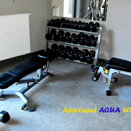 Kolobrzeg, Aqua Sol Polanki Park, 300 M, Schwimmbad, Fitness, Parkplatz, Terasse Apartmán *