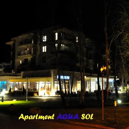 Kolobrzeg, Aqua Sol Polanki Park, 300 M, Schwimmbad, Fitness, Parkplatz, Terasse Апартаменты Колобжег